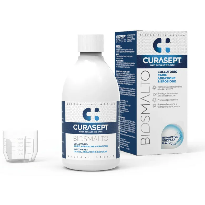 Curasept Biosmalto Collutorio 300ml - Protezione Carie Efficace