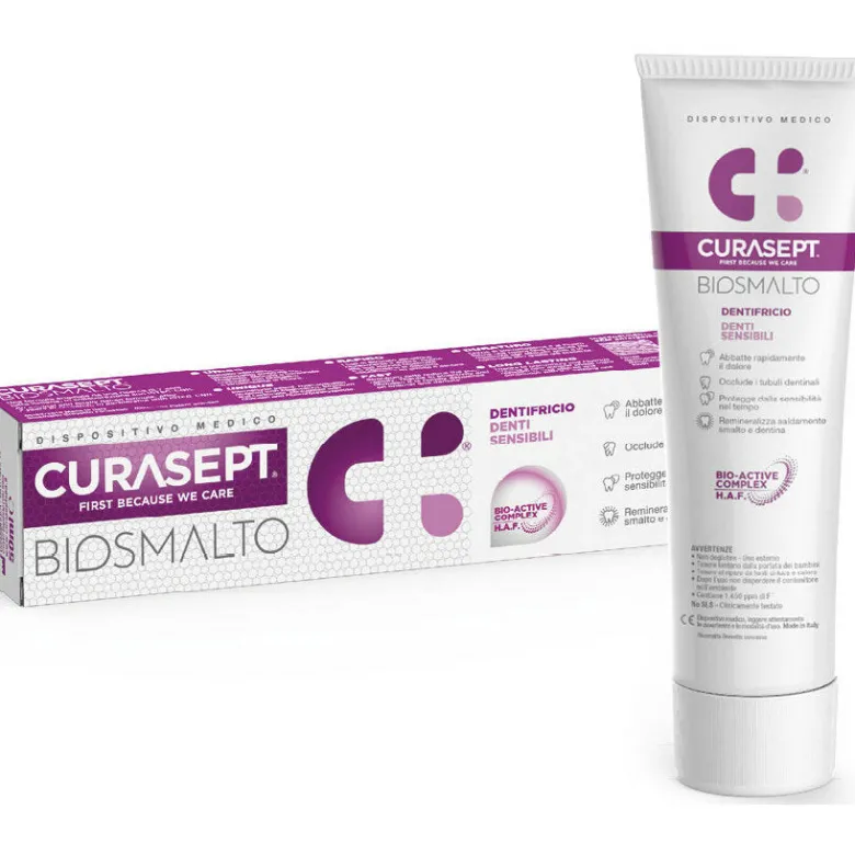 Curasept Biosmalto dentifricio per denti sensibili 75ml