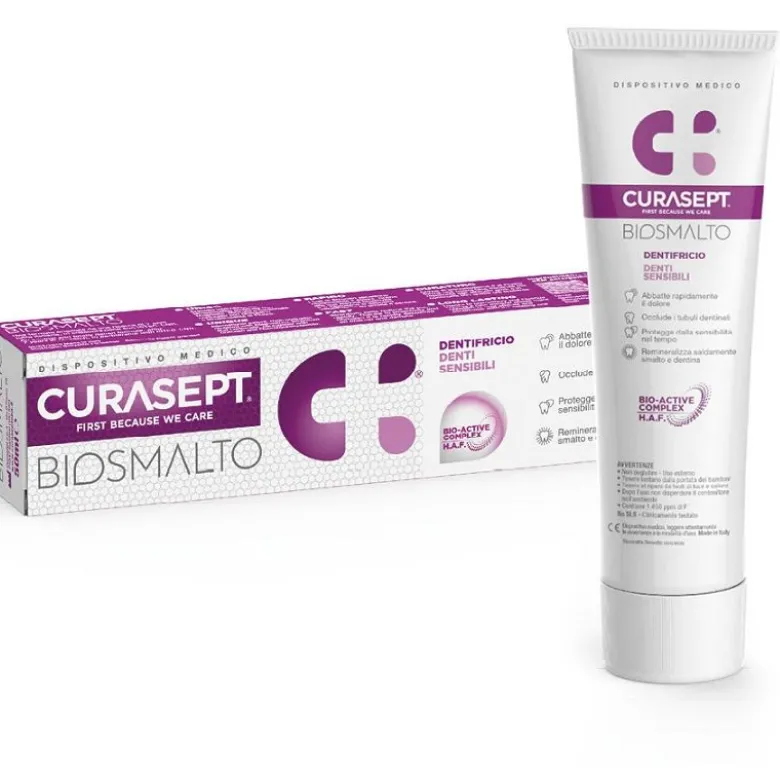 Curasept Biosmalto dentifricio per denti sensibili 75ml