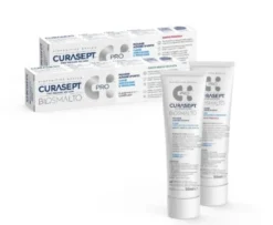Curasept Biosmalto Pro mousse azione urto gusto menta 50ml