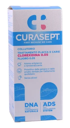 Curasept Collutorio 0,05% ADS + DNA 200ml Antiplacca/Carie