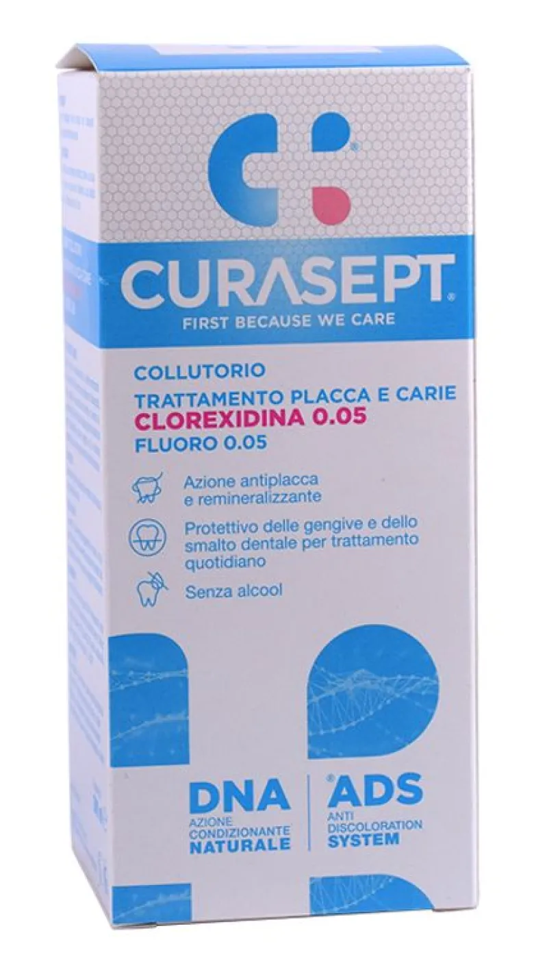 Curasept Collutorio 0,05% ADS + DNA 200ml Antiplacca/Carie