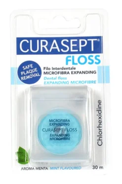 Curasept Floss Filo Interdentale Microfibra Expanding aroma Menta 30m
