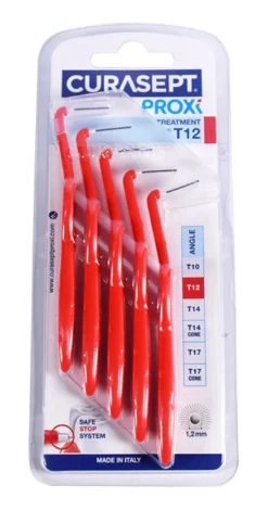 Curasept Proxi Treatment scovolino angolare T12 misura 1,2mm rosso 5 pezzi