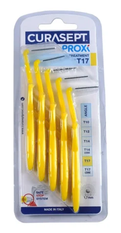 Curasept Proxi Treatment Scovolino angolare T17 1,7mm giallo 5 pezzi