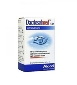 Dacriosolmed UD Collirio Lubrificante trattamento per l'occhio secco 30 flaconi monodose da 0,4ml