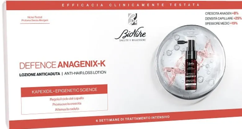 Defence Anagenix k Lozione Anti Caduta 6 Flaconcini 15 ml