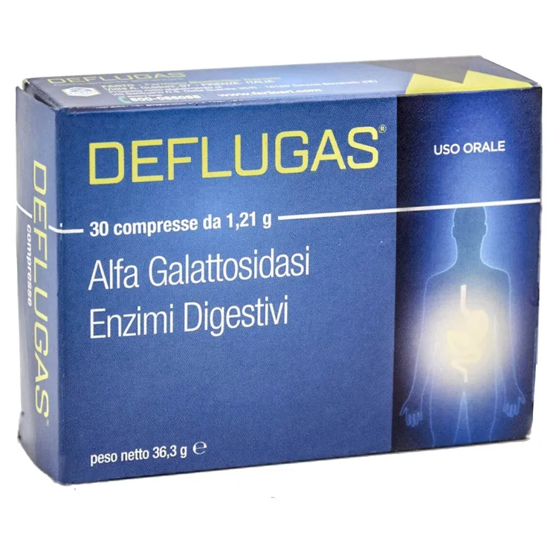 Deflugas Integratore Alimentare Digerente 30 compresse