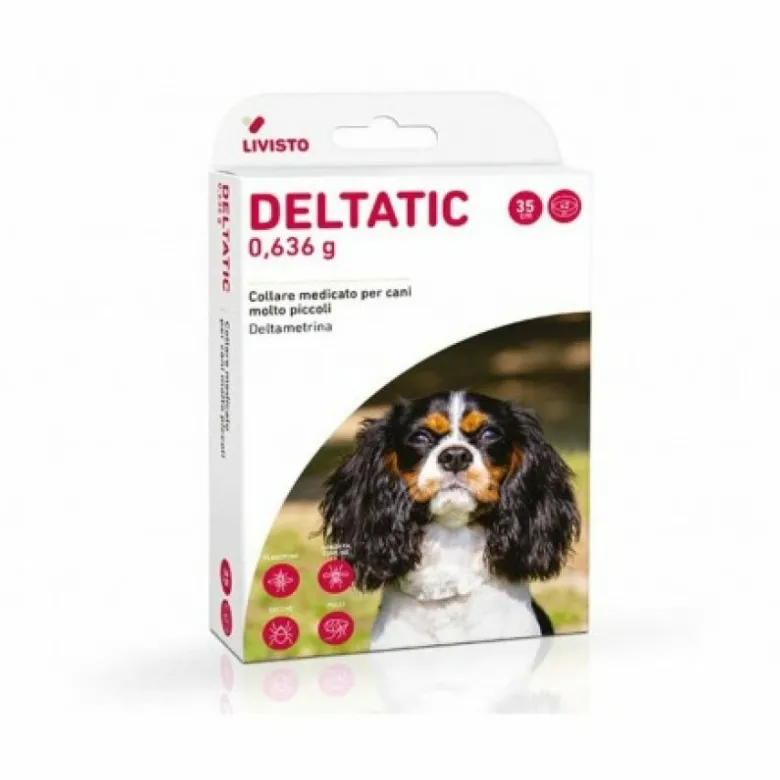Deltatic Collare Medicato Per Cani Di Taglia Molto Piccola 2 Pezzi