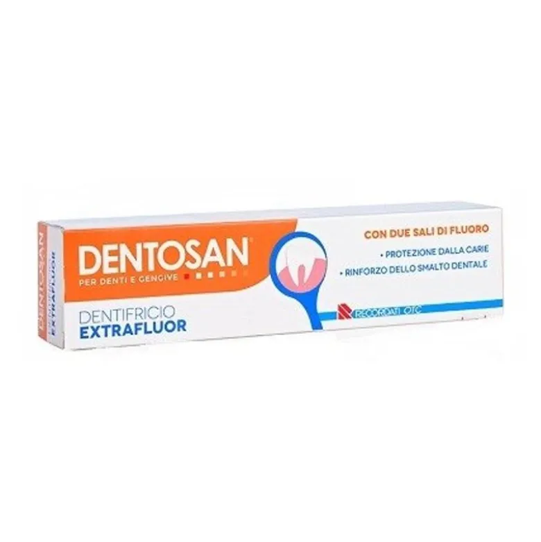 Dentosan Dentifricio Extrafluor protezione dalle carie 75ml