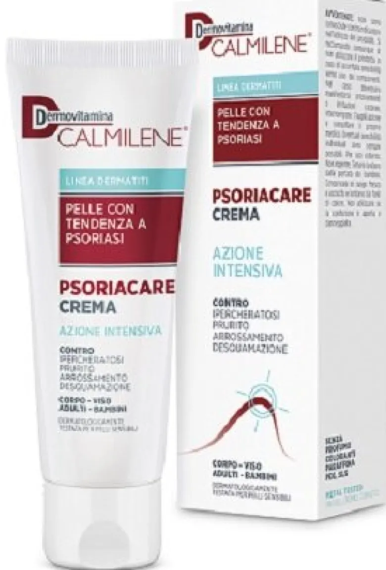 Dermovitamina Calmilene Psoriacare crema intensiva Viso Corpo per pelle con tendenza a psoriasi 50ml