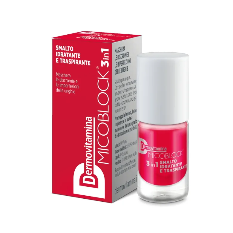 Dermovitamina Micoblock 3in1 Smalto Rosso 5ml