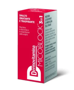 Dermovitamina Micoblock 3in1 Smalto Rosso 5ml