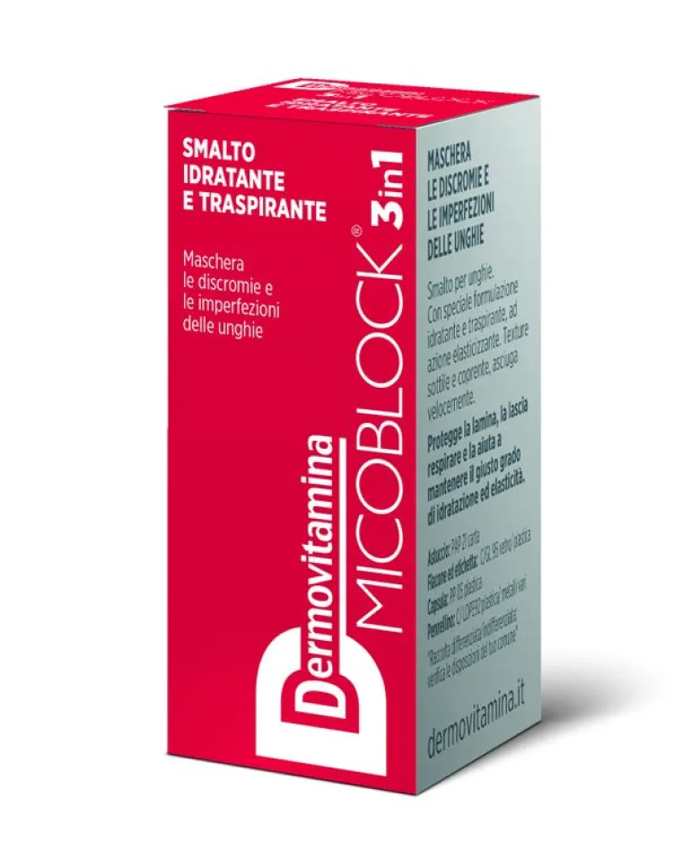 Dermovitamina Micoblock 3in1 Smalto Rosso 5ml