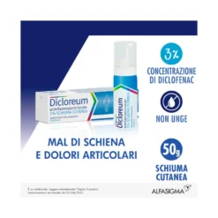 Dicloreum Antinfiammatorio Locale 3% Schiuma 50g