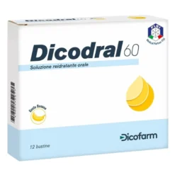 Dicodral 60 soluzione reidratante orale gusto banana 12 bustine