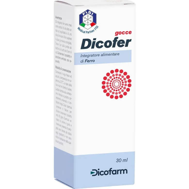 Dicofer Gocce integratore di ferro 30ml