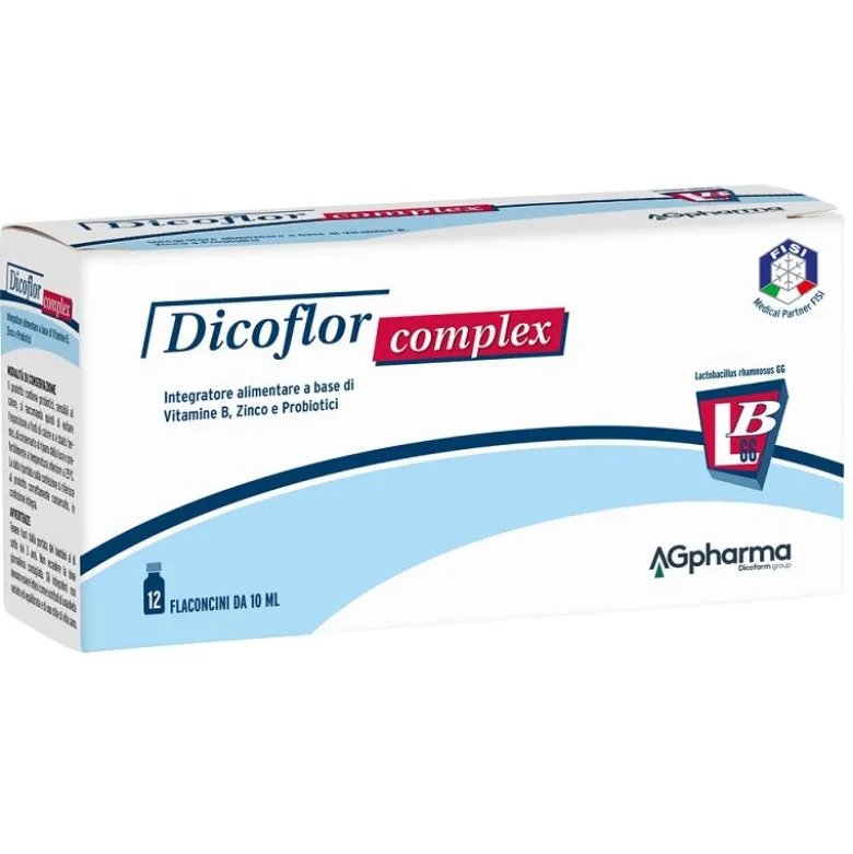 Dicoflor Complex 12 Flaconcini 10ml - Integratore Probiotico