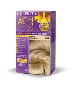 Dietalinea biokeratin ach8 tinta per capelli 9/n biondo chiarissimo