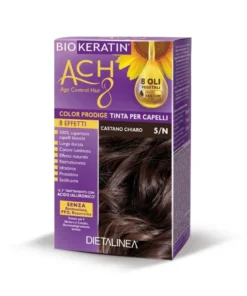 Dietalinea biokeratin ach8 tinta per capelli 5/n castano chiaro