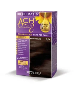 Dietalinea biokeratin ach8 tinta per capelli 6/n biondo scuro