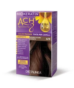 Dietalinea biokeratin ach8 tinta per capelli 6/d biondo scuro dorato