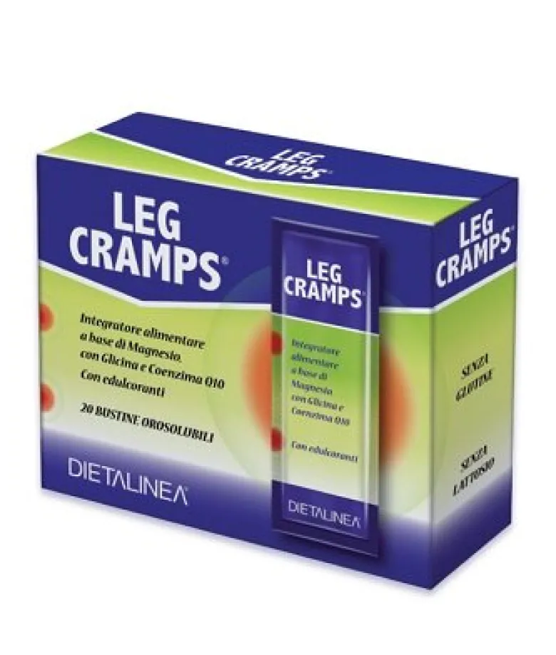 Dietalinea leg cramps a base di magnesio 20 bustine orosolubili