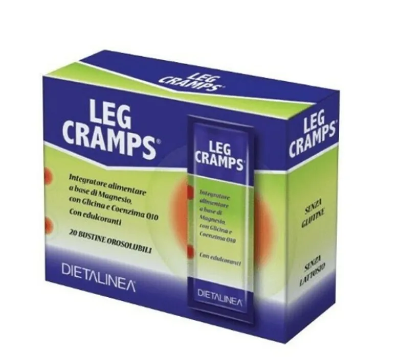 Dietalinea leg cramps a base di magnesio 20 bustine orosolubili