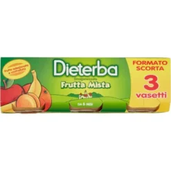 Dieterba omogeneizzato frutta mista 3x80g