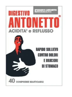 Digestivo Antonetto Acidità e Reflusso 40 Compresse