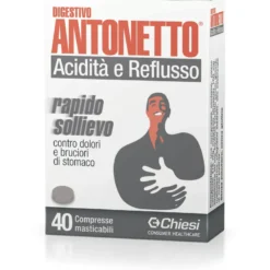 Digestivo Antonetto Acidità e Reflusso 40 Compresse