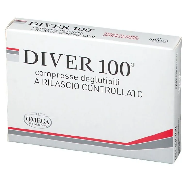 Diver 100 per la funzionalità del sistema digerente 20 compresse