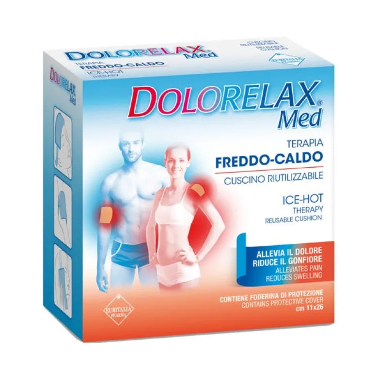 Dolorelax Med Ice Hot Cuscino Riutilizzabile 11x26