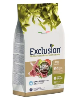Dorado Exclusion Mediterraneo Monoprotein Noble Grain Adult Small Breed Con Agnello Cibo Secco Per Cani 2kg