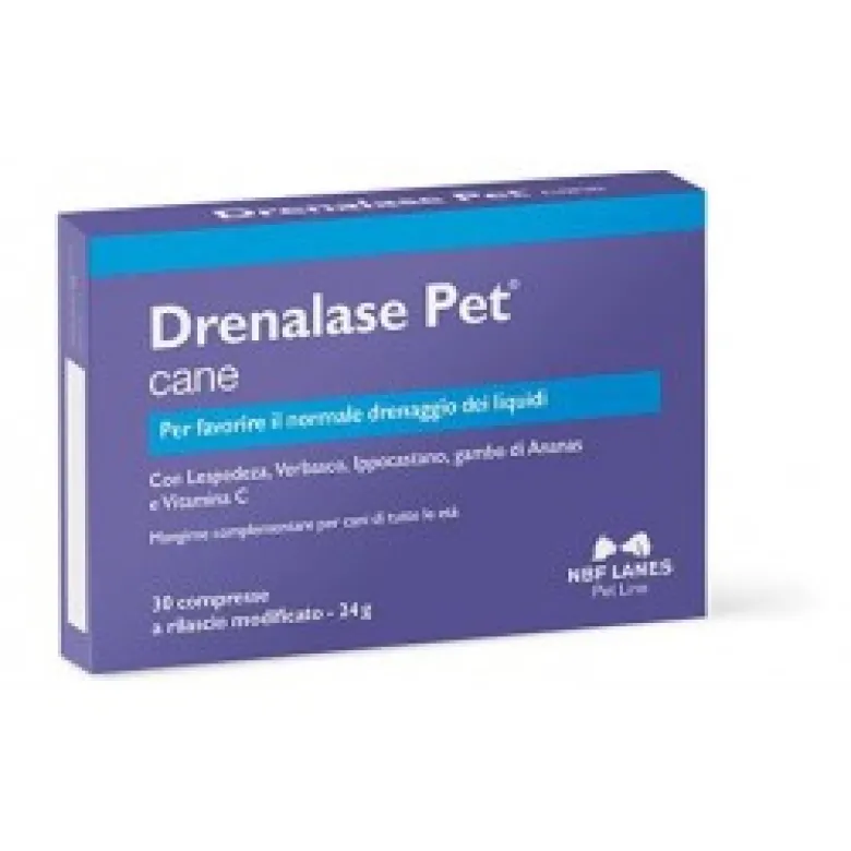 Drenalase Pet Mangime Complementare Per Cani 20 Compresse