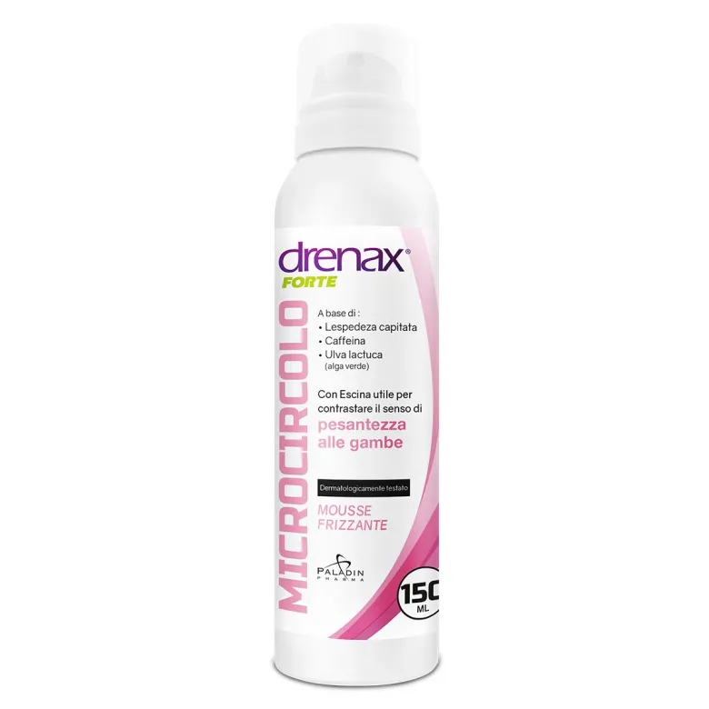 Drenax Forte Gambe Mousse Frizzante per il benessere delle gambe 150ml
