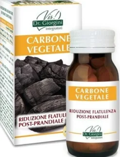 Dr. Giorgini Carbone Vegetale integratore alimentare utile per il benessere intestinale 100 pastigli