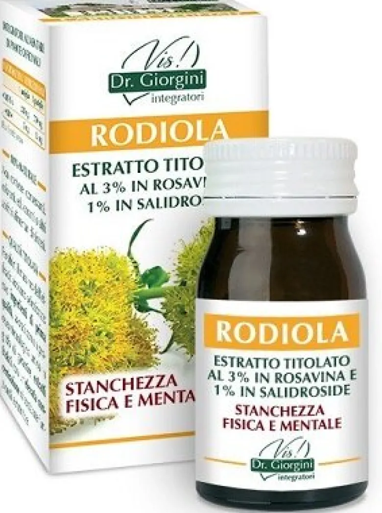 Dr. Giorgini Rodiola Stanchezza Fisica e Mentale 60 Pastiglie