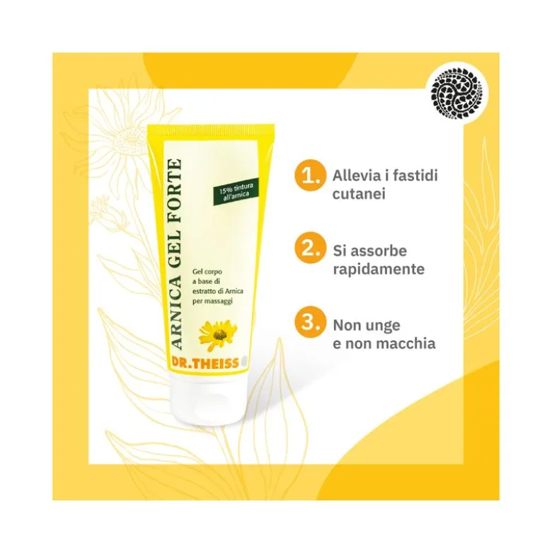 Dr Theiss Arnica gel forte 15% tintura all'arnica