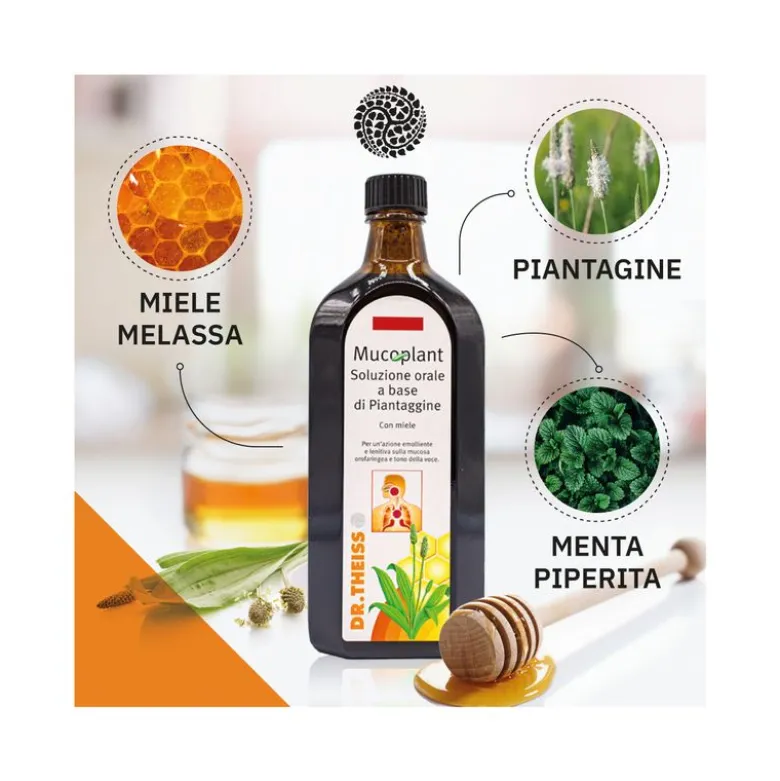 Dr Theiss Mucoplant Sciroppo alla Piantaggine 250 ml