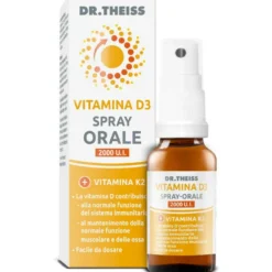 Dr Theiss Vitamina D3 Spray Orale benessere di ossa e sistema immunitario 20ml