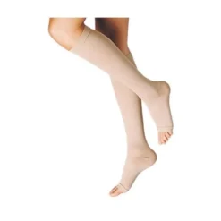 Dualsan Gambaletto A Compressione Decrescente Punta Aperta Tg1 Colore Beige 1 Paio