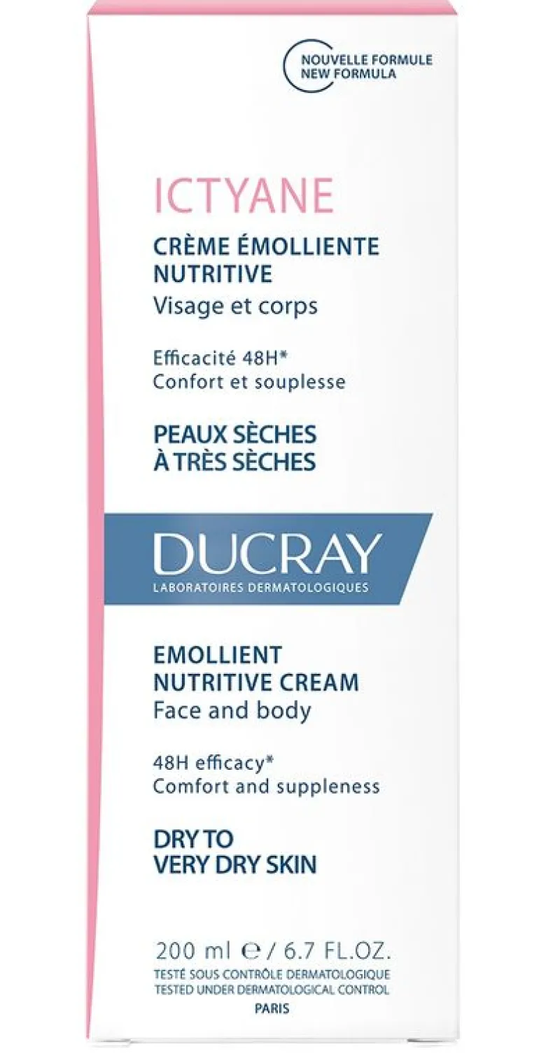 Ducray Ictyane Crema Emolliente Nutritiva 200ml