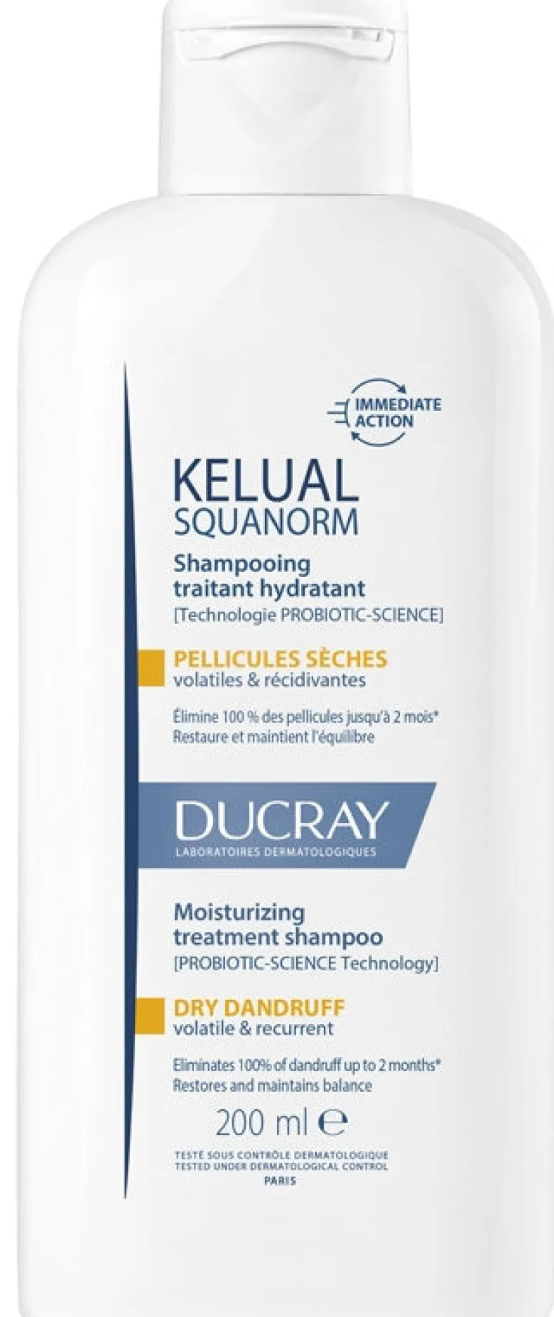 Ducray Kelual Squanorm Shampoo Trattante Idratante Forfora Secca 200ml
