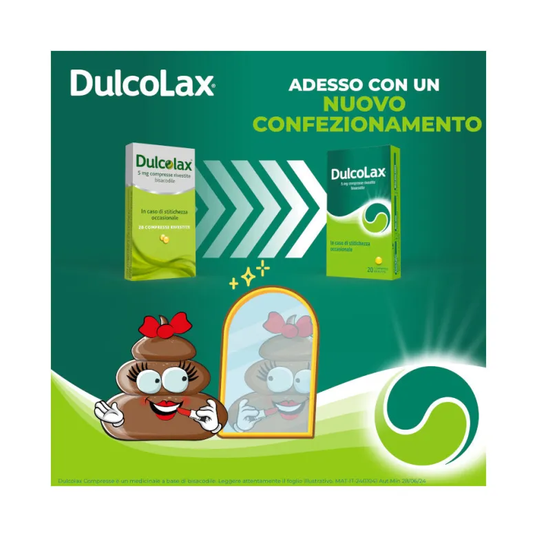 Dulcolax Contro La Stitichezza Occasionale 20 Compresse Rivestite