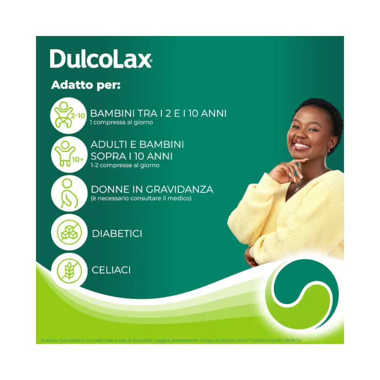 Dulcolax Contro La Stitichezza Occasionale 20 Compresse Rivestite