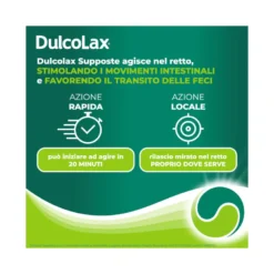 Dulcolax Contro La Stitichezza Occasionale Per Adulti 6 Supposte