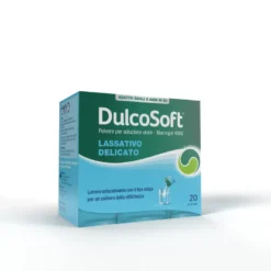Dulcosoft Polvere per Soluzione Orale Lassativo Macrogol per Stitichezza 20 Bustine