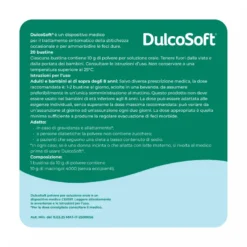 Dulcosoft Polvere per Soluzione Orale Lassativo Macrogol per Stitichezza 20 Bustine
