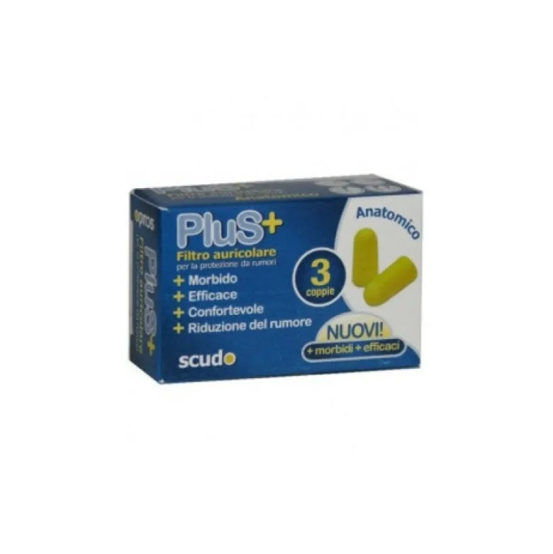 Earplug Scudo Plus 3 Coppie 6 Pezzi